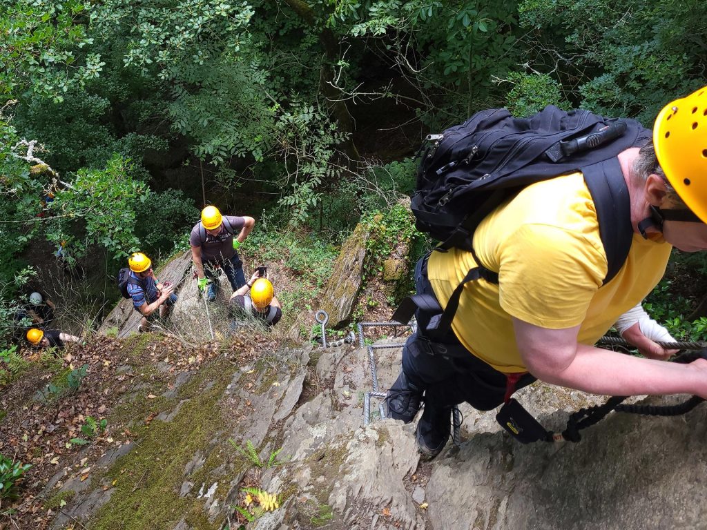 Fundiert Klettersteiggehen in Boppard